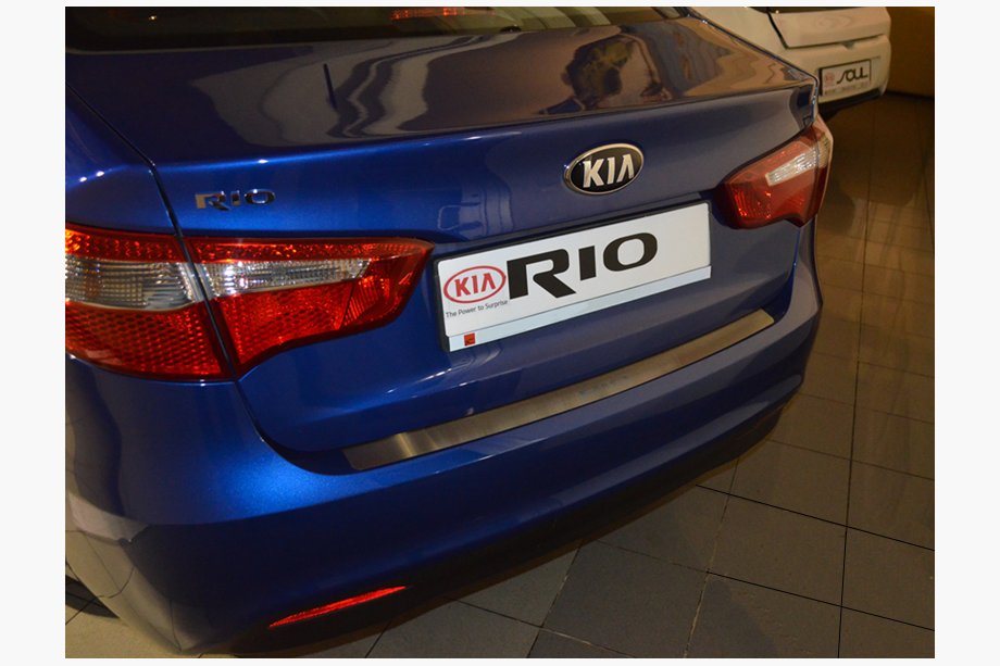 Kia Rio 2012–2017 Takapuskurin suojalista Nathaniko (ruostumaton teräs) Image