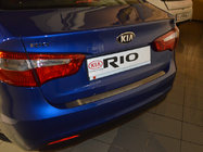 Kia Rio 2012–2017 Takapuskurin suojalista Nathaniko (ruostumaton teräs) kuva 1