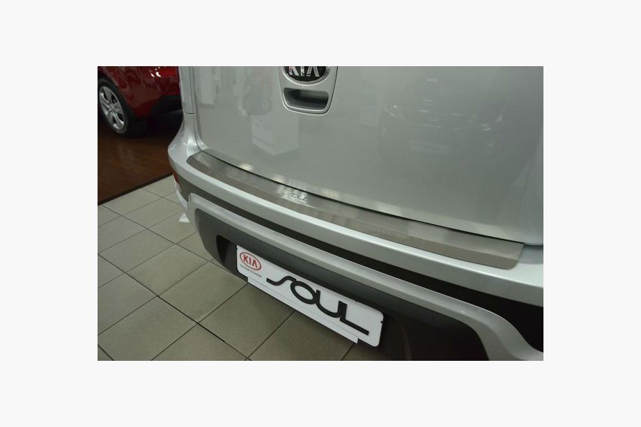 Kia Soul II 2013–2018 Takapuskurin suojalista taivutuksella Натаніка (ruostumaton teräs) Image