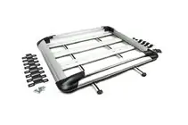 Volkswagen Caddy 2010–2015 Kattoteline poikkitangoilla ja verkolla (110 cm x 145 cm) kuva 1