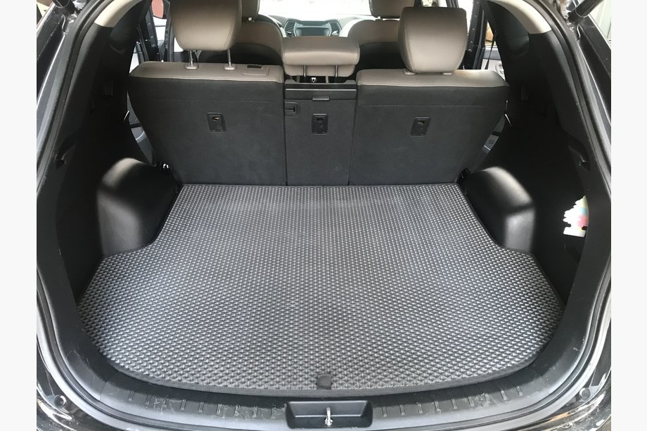 Hyundai Santa Fe 3 2012–2018 Tavaratilan matto (EVA, musta) (5 paikkaa) Image