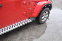 Jeep Wrangler 2007–2017 Sivuporrassarja Silver (2 kpl) kuva 3