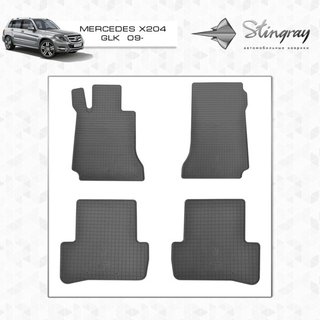 Kumimatot (4 kpl, Stingray Premium) Mercedes C-sarja W204 2007–2015 kuva 2