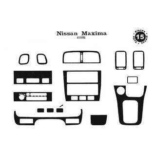 Kojelaudan suojat Nissan Maxima 1995–2000 kuva 2