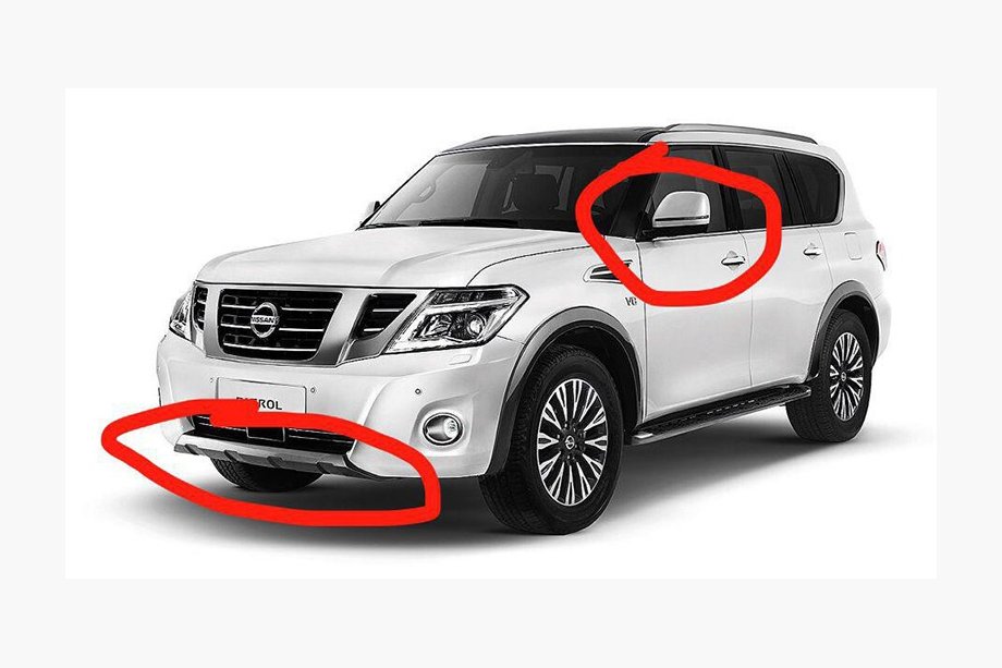 Nissan Patrol Y62 2010–2024 Päivityssarja vuodelle 2019 Image