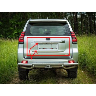Kromilista rekisterikilven yläpuolelle (design 2018) Toyota Land Cruiser Prado 150 2009–2023 kuva 1