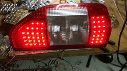 Mercedes Sprinter W901/902/903/904/905 1995–2006 LED-takavalot (2 kpl) kuva 5