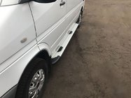 Mercedes Sprinter W901/902/903/904/905 1995–2006 Bosphorus OLD Grey sivuastinlaudat (2 kpl, alumiini) Vain keskipitkä akseliväli kuva 1