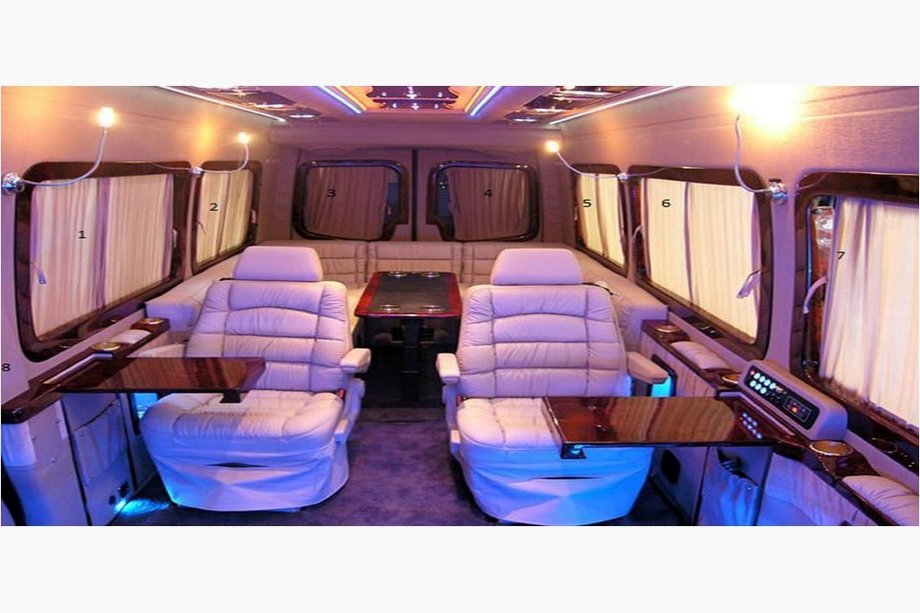 Mercedes Sprinter W906 2006–2018 Aurinkosuojaverhojen kehykset Puujäljitelmä Image