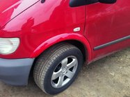 Mercedes Vito W638 1996–2003 Pyöränkaarilistat eteen (maalattavat) kuva 1