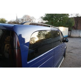 Mustat ELITE-kattokaiteet (muovijalalla) Mercedes Viano 2004–2014 kuva 2