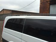Mercedes Viano 2004–2014 CAN mustat kattokaiteet, alkuperäinen design (metallijalat) kuva 3