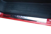 Mercedes Viano 2004–2014 Kynnyslistat Laser-tyyli (2 kpl, teräs) kuva 1