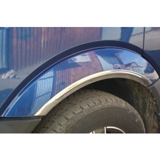 Kapeat pyöränkaaren listat (4 kpl, ruostumaton teräs) Volkswagen Crafter 2006–2016 kuva 2