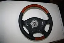 Mercedes Sprinter W906 2006–2018 Ohjauspyörä (nahka/puu) kuva 2