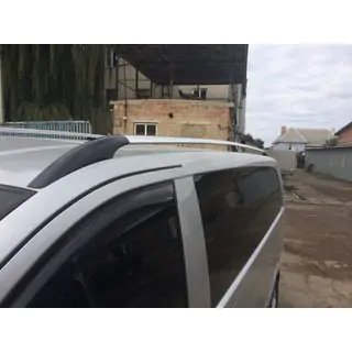 Kromatut kattokaiteet CAN OEM-tyyli (metallijalat) Mercedes Viano 2004–2014 kuva 4