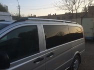 Mercedes Viano 2004–2014 Kromatut kattokaiteet CAN OEM-tyyli (metallijalat) kuva 3