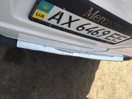 Mercedes Vito W639 2004–2014 Takapuskurin suojalista taivutuksella (Carmos V1, rst) kuva 4