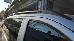Mercedes Viano 2004–2014 Mustat ELITE-kattokaiteet (muovijalalla) Lyhyt akseliväli (Short, Compact) kuva 13