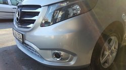 Mercedes Vito/V-class W447 2014– Etusäleikön listat 2014-2020 (5 kpl, ruostumaton teräs) kuva 5