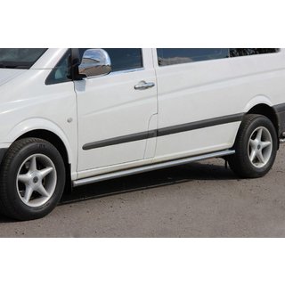 Sivupalkit BB001 (2 kpl, ruostumaton teräs) Mercedes Viano 2004–2014 kuva 1