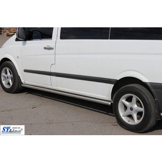 Sivupalkit BB001 (2 kpl, ruostumaton teräs) Mercedes Viano 2004–2014 kuva 2
