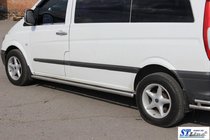 Mercedes Viano 2004–2014 Sivupalkit BB001 (2 kpl, ruostumaton teräs) d60, pitkä akseliväli (L3) kuva 4