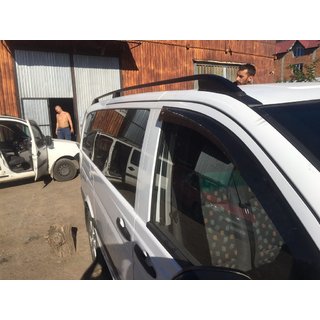 Mustat kattokaiteet Skyport (täysmetalli) Mercedes Viano 2004–2014 kuva 3