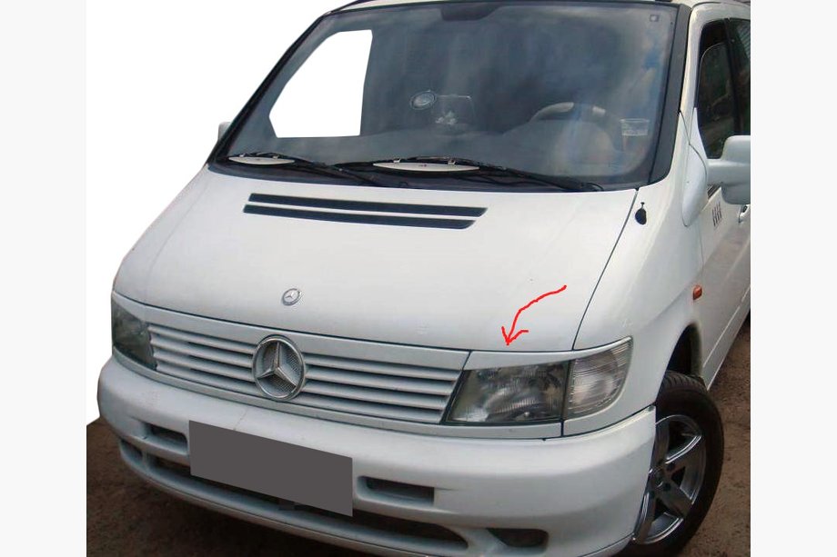Mercedes Vito W638 1996–2003 Maalattavat ajovaloluomet Image