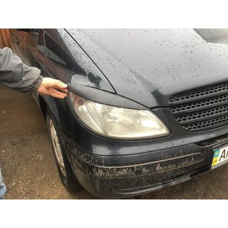 Suorat ajovaloluomet (musta matta) Mercedes Viano 2004–2014 kuva 3
