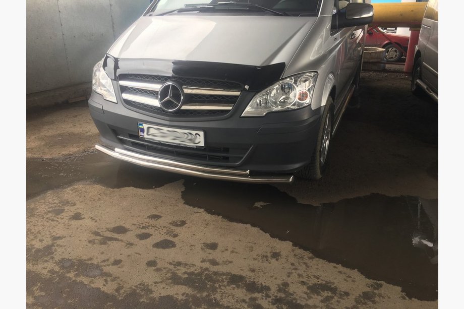 Mercedes Vito W639 2004–2014 Etuputki ST014 (ruostumaton teräs) 2004-2010, 51 ↗ 42 mm Kuva 6