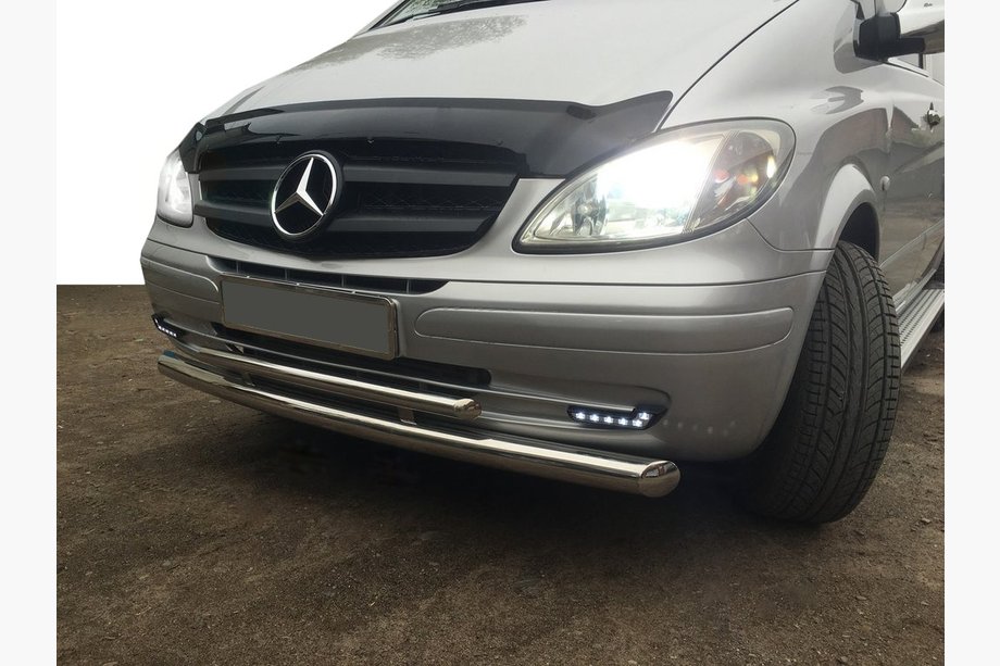Mercedes Vito W639 2004–2014 Etuputki ST014 (ruostumaton teräs) 2004-2010, 51 ↗ 42 mm Kuva 5