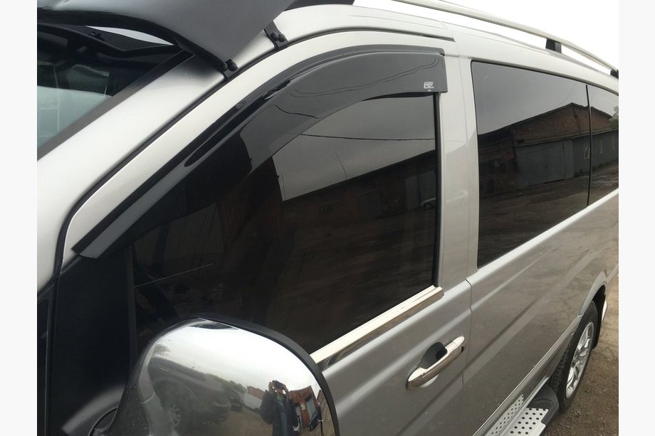 Mercedes Viano 2004–2014 Ikkunadeflektorit (2 kpl, ura-asennettavat DD) Image