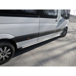 DOT-Line sivuastinlaudat (2 kpl, alumiini) Volkswagen LT 1995–2006 kuva 1