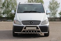 Mercedes Viano 2004–2014 Karjapuskuri WT004-Plus viiksillä (ruostumaton teräs) kuva 1