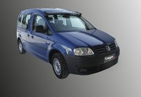 Volkswagen Caddy 2010–2015 Tuulilasin visiiri (kiiltomusta, 5 mm) kuva 2