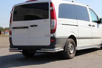 Mercedes Viano 2004–2014 Takakulmat AK003-Double (2 kpl, ruostumaton teräs) kuva 1