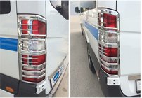 Mercedes Sprinter W906 2006–2018 Jarruvalojen kromilistat (2 kpl, muovia) kuva 1