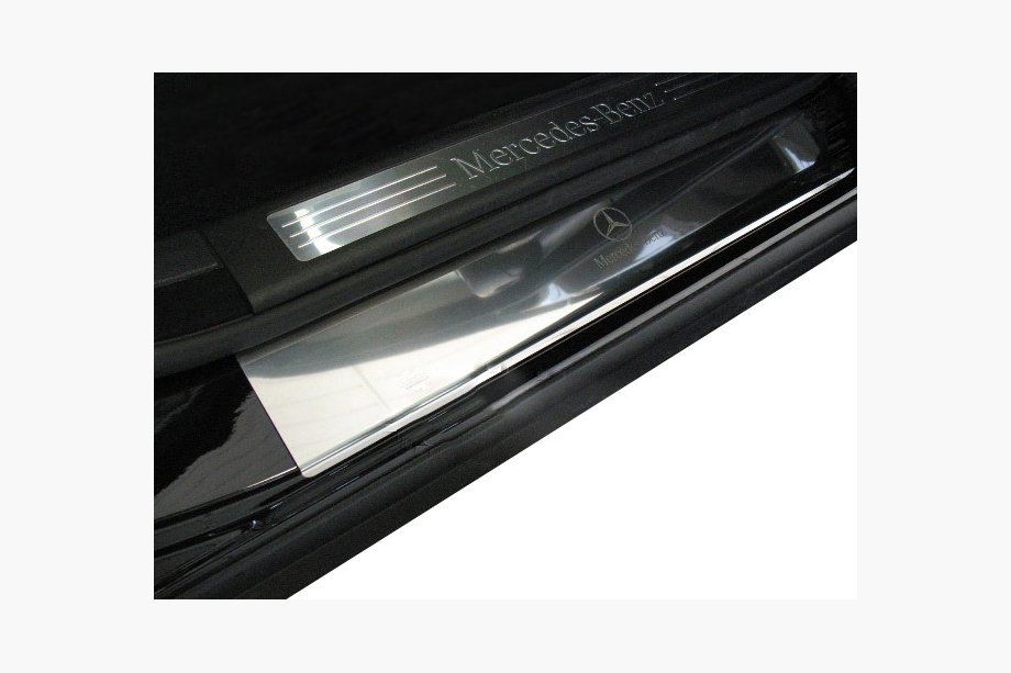 Mercedes ML W164 2005–2011 Nataniko ovikynnyslistat (4 kpl, ruostumaton teräs) Image