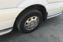 Mercedes Sprinter W906 2006–2018 Ruostumattomat teräspölykapselit "Terälehdet" (yksittäispyörä, 4 kpl) kuva 2
