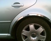 Renault Sandero 2013–2022 Pyöränkaaren kromilistat (4 kpl, ruostumaton teräs) 2013-2016 kuva 1