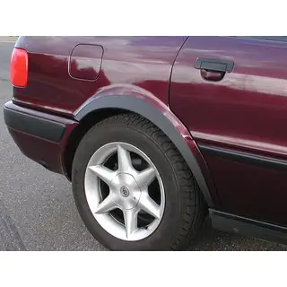 Pyöränkaaren listat (1987-1991, 4 kpl, mustat) Audi 80/90 1987–1996 kuva 1