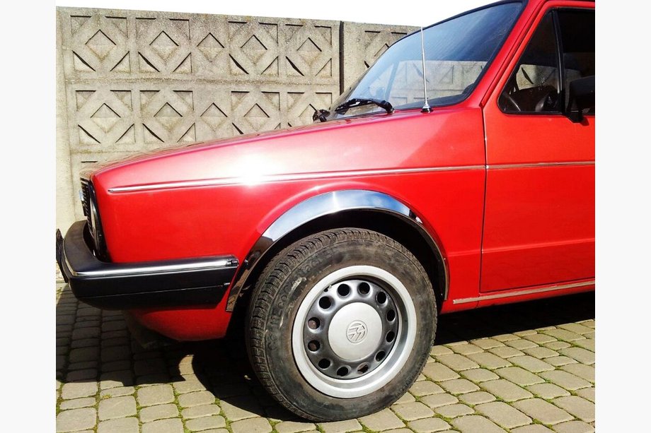 Volkswagen Golf 2 1983–1992 Pyöränkaaren kromilistat (4 kpl, ruostumaton teräs) Image