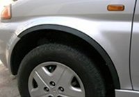 Honda HR-V 1998–2006 Lokasuojan kaarilevikkeet (4 kpl, mustat) kuva 1