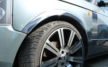 Range Rover III L322 2002–2012 Pyöränkaaren kromilistat (4 kpl, ruostumaton teräs) kuva 1