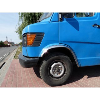 Pyöränkaaren kromilistat (4 kpl, ruostumaton teräs) Mercedes T1 (207-410) 1977–1995 kuva 1
