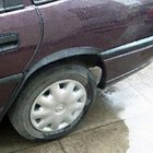 Opel Vectra A 1987–1995 Lokasuojan kaarilevikkeet (4 kpl, mustat) kuva 1