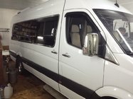 Volkswagen Crafter 2006–2016 Täydelliset ikkunakehyslistat (ruostumaton teräs) kuva 2