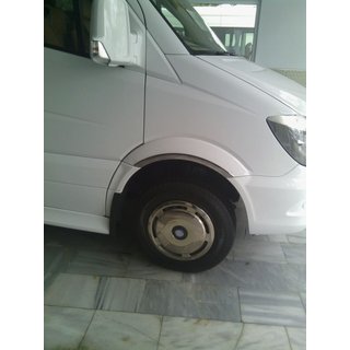 Kapeat pyöränkaaren listat (4 kpl, ruostumaton teräs) Volkswagen Crafter 2006–2016 kuva 3