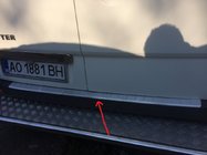 Mercedes Sprinter W906 2006–2018 Mattapintainen takapuskurin suojalista (Omsa, ruostumaton teräs) kuva 2